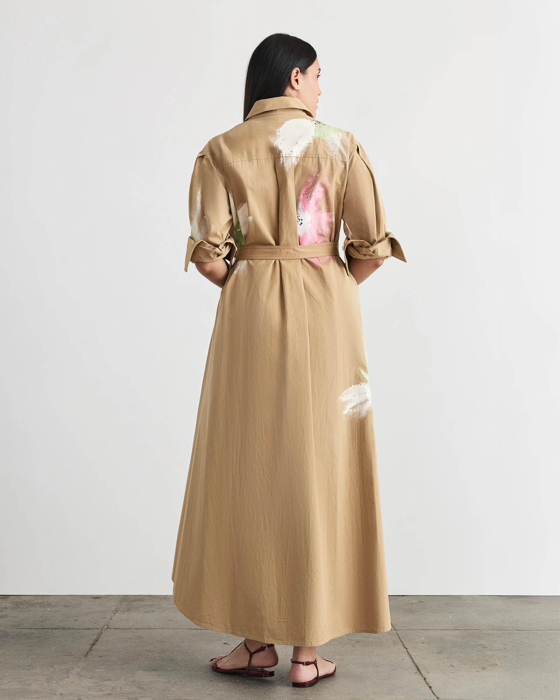 Margaux Custom Painted Shirtdress - Image 5