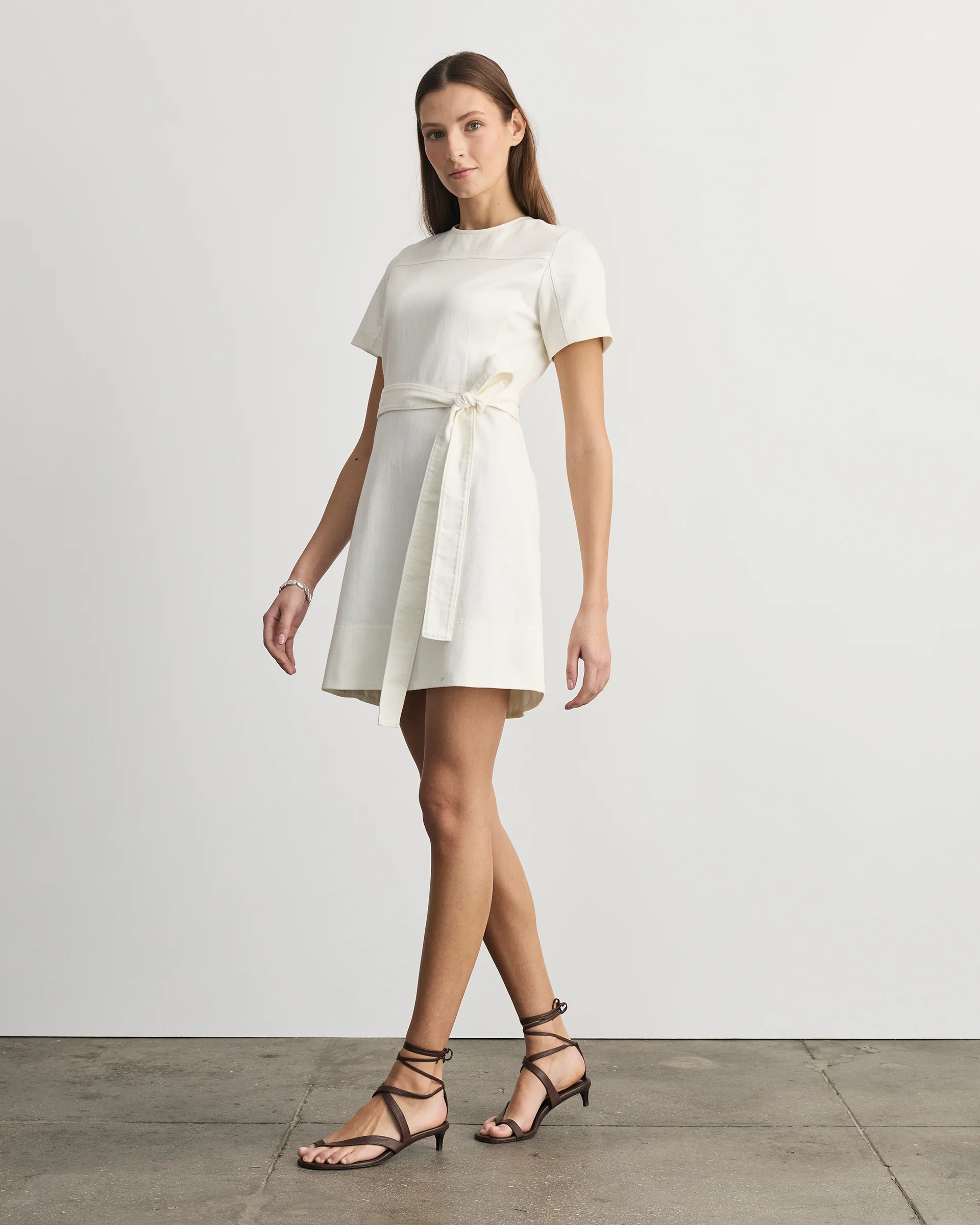 Short Ella Denim Dress - Image 2