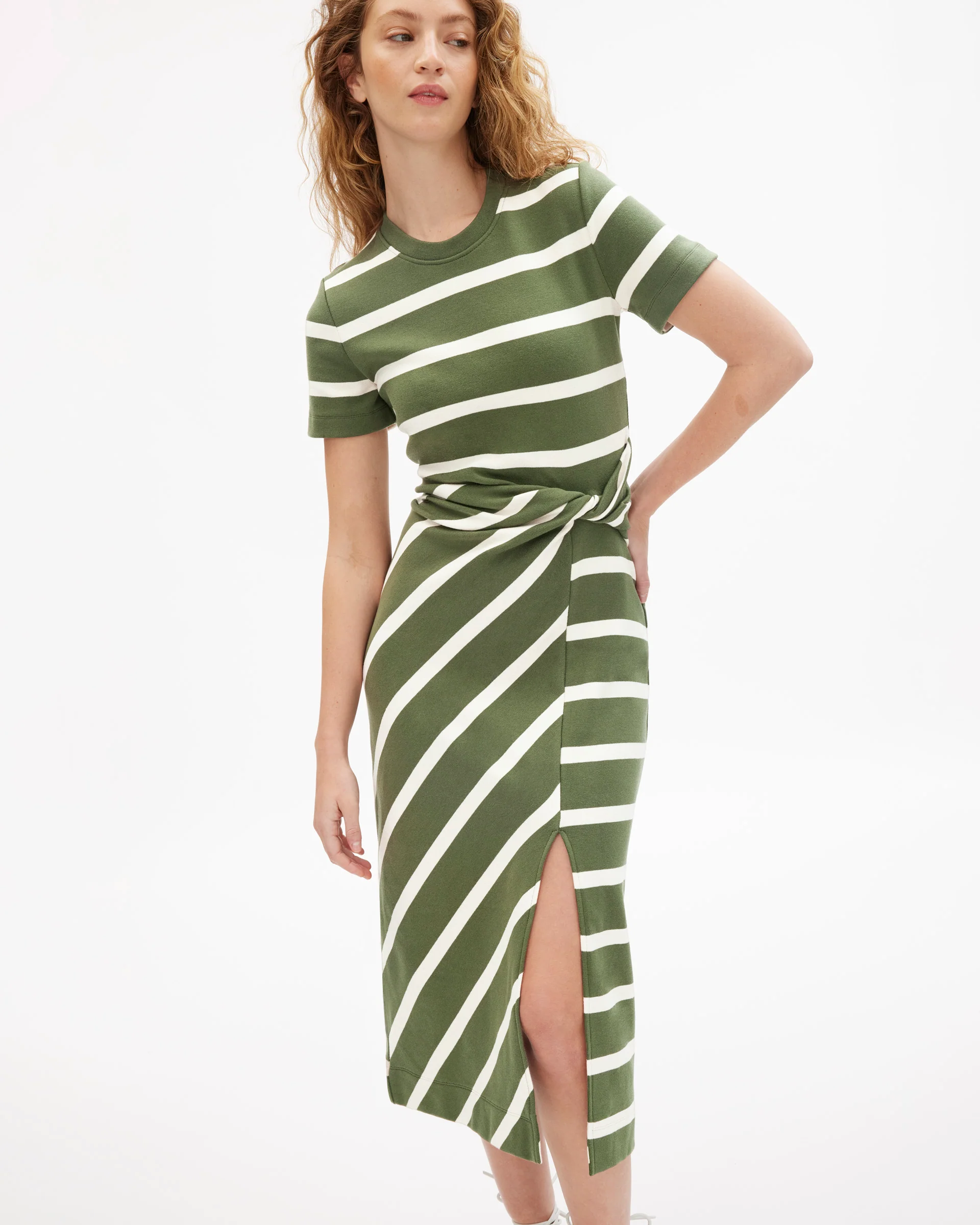 Short Sleeve Striped Cody Dress - Image 5